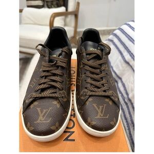 Louis Vuitton leather Luxembourg cloth